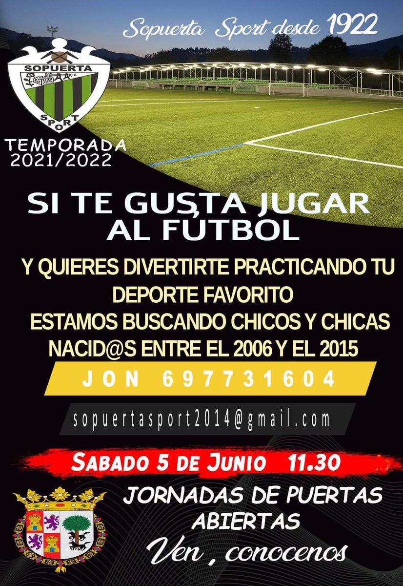 Te esperamos el día 5