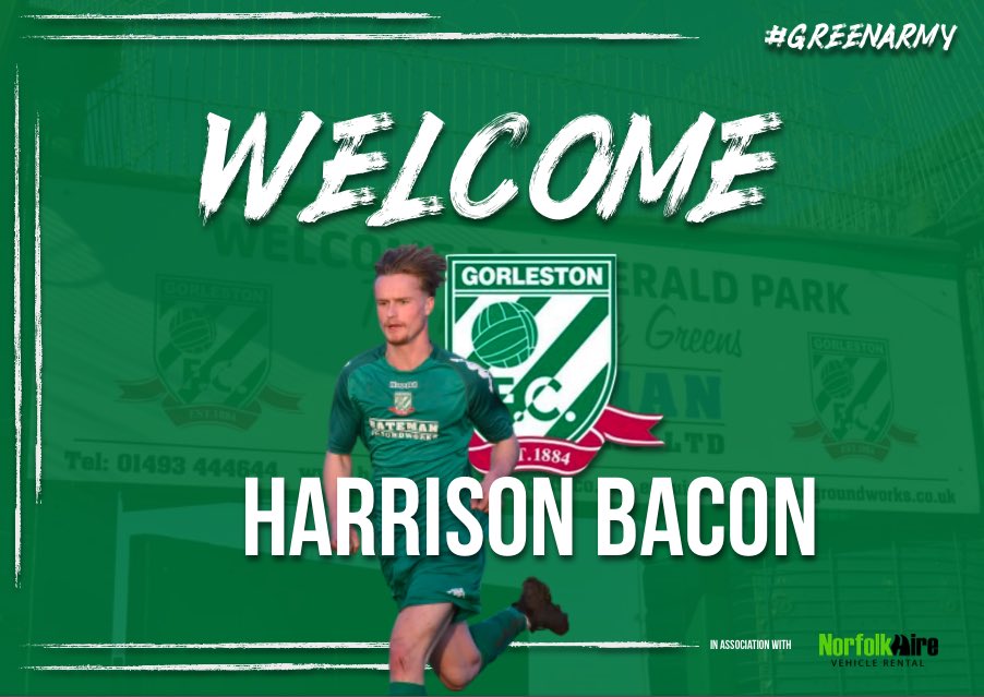 gorlestonfc's tweet photo. 🆆🅴🅻🅲🅾🅼🅴 🅷🅰🆁🆁🅸🆂🅾🅽
Following a loan spell cut short by January’s lockdown, we are pleased to be welcoming Harrison Bacon (@BaconHarrison) as a permanent member of the club for the 2021/22 season!
#greenarmy🟢 #welcomeharrison https://t.co/R09ju9v6cA