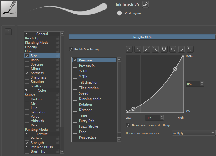 Selenly Art on Twitter "I've used default Krita hard brushes.…