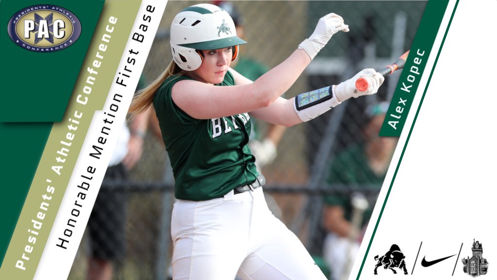 BethanyWV_Bison's tweet image. Congratulations to Alex Kopec and Ally McClelland on earning All-PAC Honors.