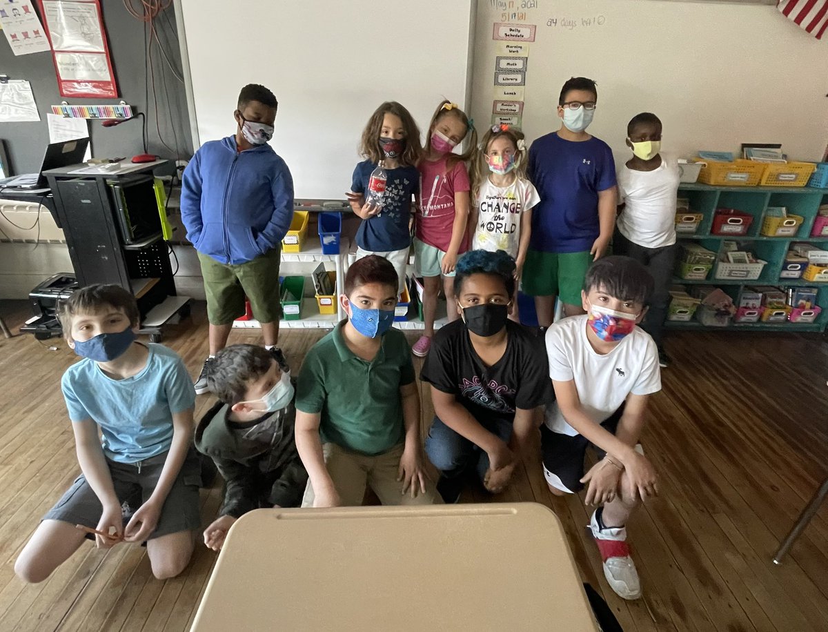 Crazy Hair Day before we get real serious for MCAS tomorrow! #BeALearningChampionHere