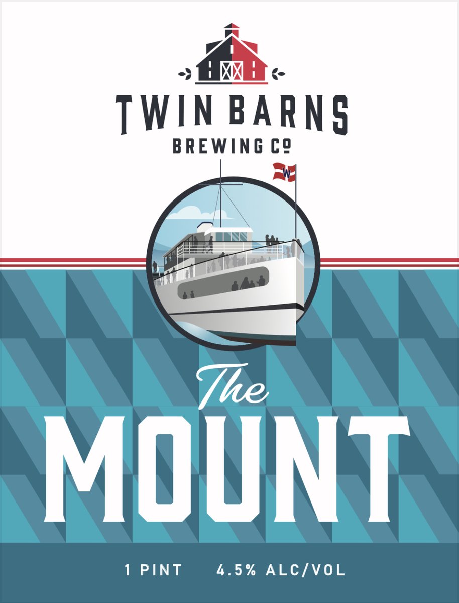 twinbarnsbrew's tweet image. We are very excited about our newest project.  In collaboration with our friends at M/S Mount Washington we have a clean crisp summer ale on the way to a cruise near you.  Keep an eye out for the official release.