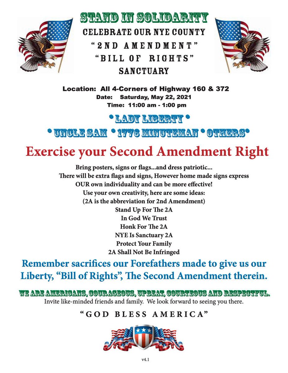 You are Invited to Join Us on Saturday, May 22, 2021
11:00 am to 1:00 pm   at the intersection of 160 &amp; 372