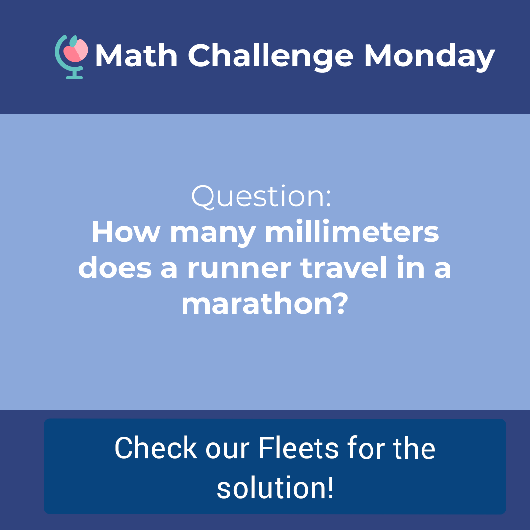 schoolhouse_edu's tweet image. Have any of you ever run a marathon and wondered about this? #MathChallengeMonday