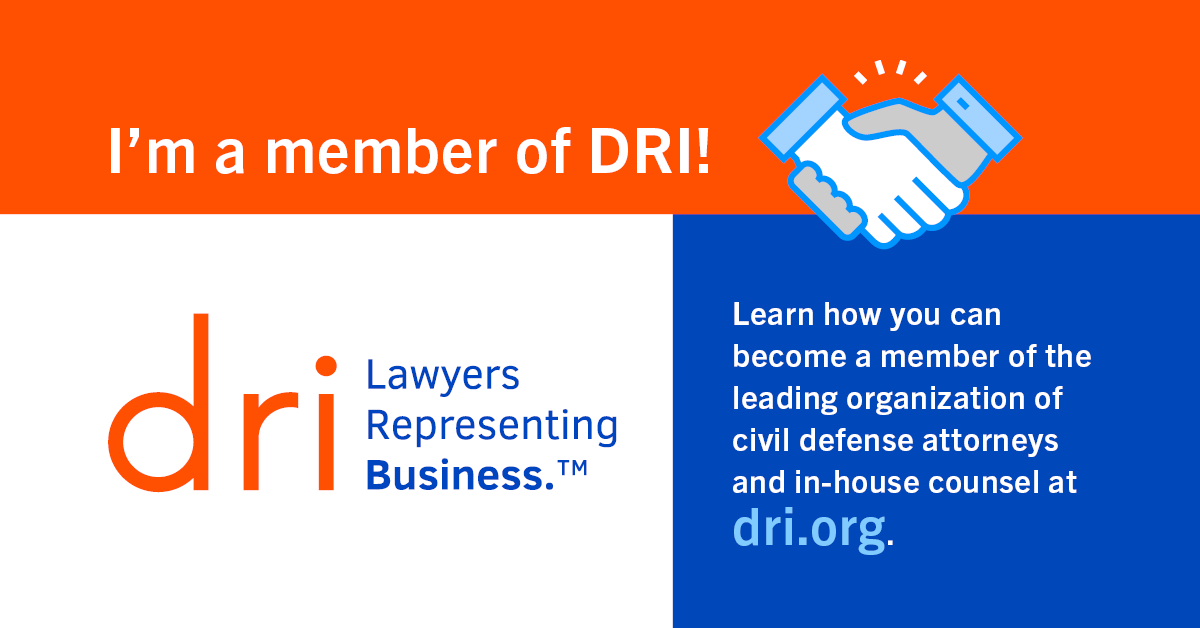 DRICommunity's tweet photo. 📣 Calling civil defense #lawyers: Join DRI by using our online application + referral code IM-2021MAY-CLE before May 31 to automatically get a $100 CLE credit to use towards upcoming DRI programming!

Learn more about May Membership Month: https://t.co/Y2Es4gy615

#lawyers #law https://t.co/jNH14JjXAp