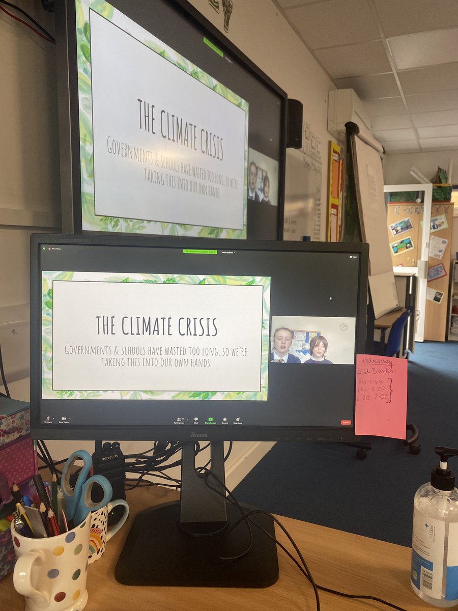 mclimatechange's tweet photo. A fantastic collective worship this afternoon lead by a group of Year 6 children fighting to make a change! #climatechange #bbcbluepeter #bluepeterbadge @BBCNewsround @cbbc https://t.co/Omo31dZSLM