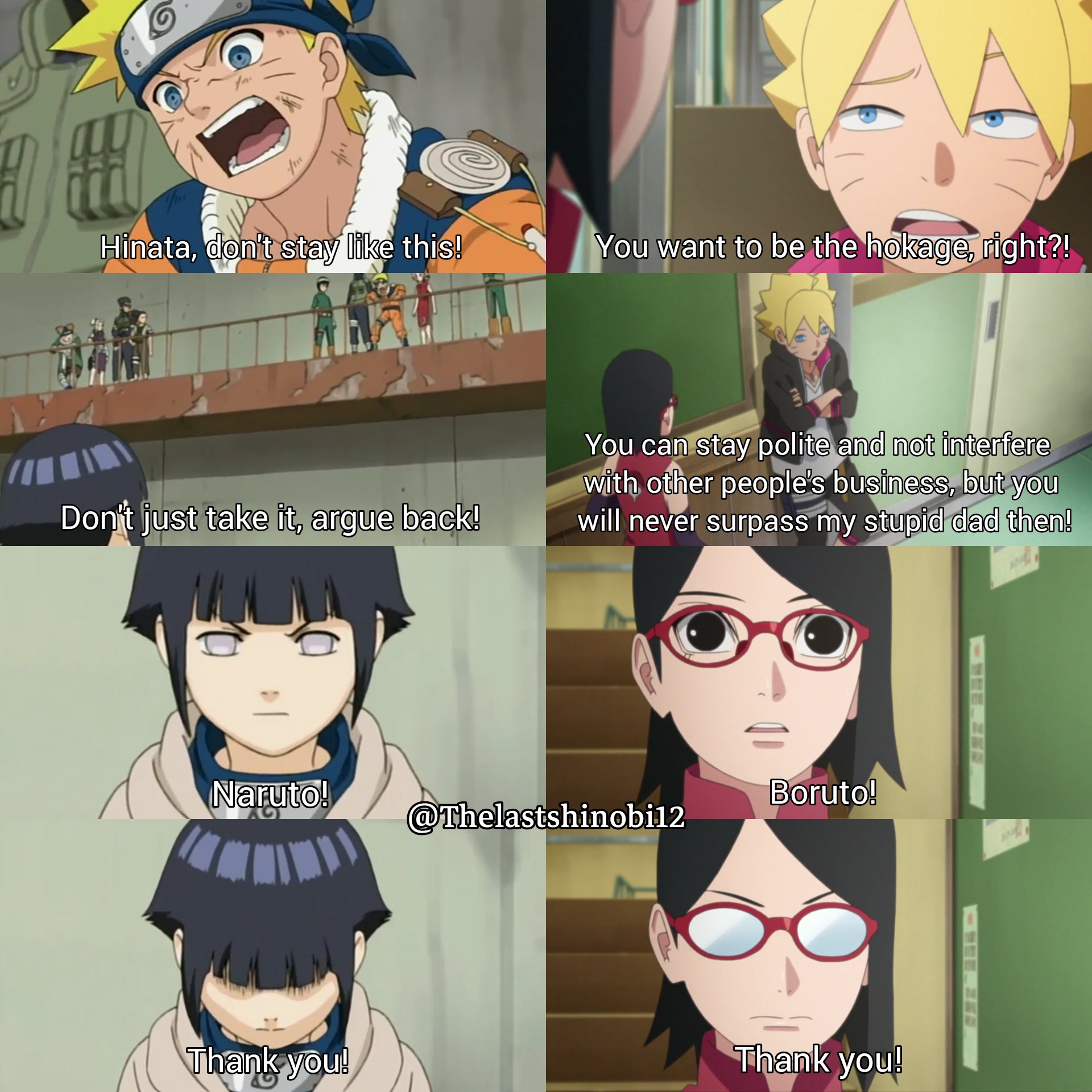 Boruto × Sarada - Naruto x Hinata 🤝 Boruto × Sarada Both