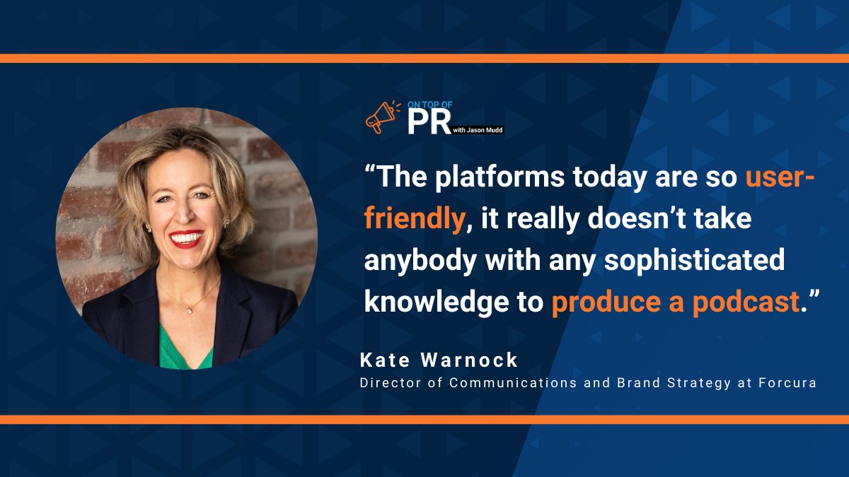 On Top of PR with Jason Mudd podcast tweet media