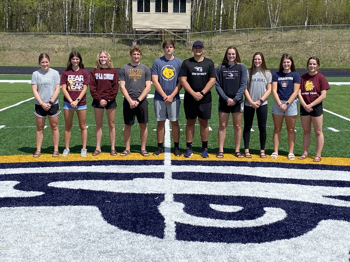 Moving on to play at the next level. Congratulations! Hermantown proud! #hawksflytogether