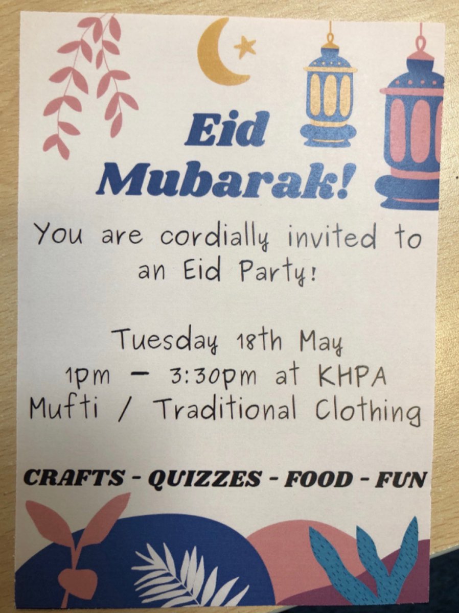 MissNAlii's tweet photo. One more sleep! We can’t wait for our whole school Eid party! #Ramadankhpa2021 #EidMubarak @Afshan36271669 @KHPAMrMughal @KHPAMissE @KHPAMRA1 https://t.co/sGI1qtslQj