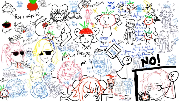 I Drew with Cool Dudes Today, Want a Look see?
@SoraBananasan 
@rukasock 
@mushi_mushi_rum 
@shew03 
@jayteamations 
