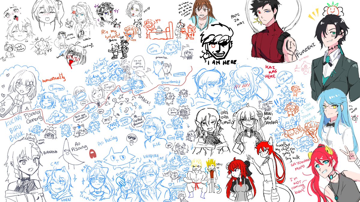 I Drew with Cool Dudes Today, Want a Look see?
@SoraBananasan 
@rukasock 
@mushi_mushi_rum 
@shew03 
@jayteamations 