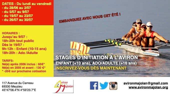 Les inscriptions au #stage découverte d'été sont ouvertes sur tinyurl.com/ecp94dck #fetedesmeres #fetedesperes #aviron <a href="/FFAviron/">Fédération Française d'Aviron</a> #decouverte #sportnautique <a href="/VilledeMeyzieu/">Ville de Meyzieu</a>