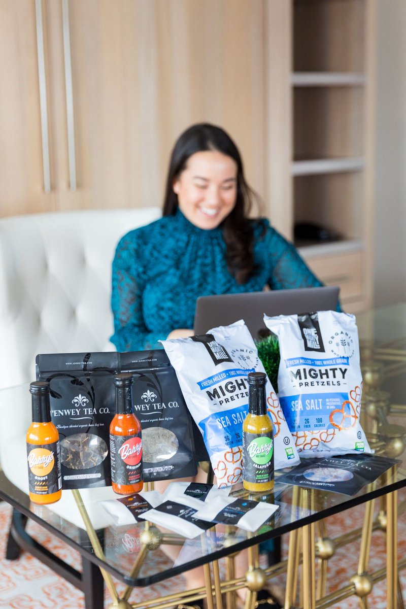 Foodie, travel, and fashionista influencer, @JQLouise recently partnered with <a href="/grapevine_shops/">Grapevine Shops</a> to try some of their epicurean favorites. What is your favorite from her picks? 

#grapevinevillage #throughthevine #influencermarketing #influencerspotlight