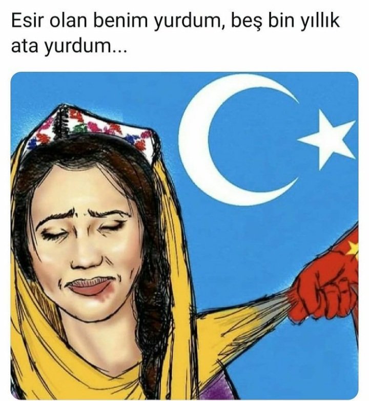 Herkes Kudüs'i  paylaştığınız Allah razı olsun, ama Çindeki Uygur Türk kardeşlerimizi aklınızdan bile getiremediğiniz var, yazıklar olsun.