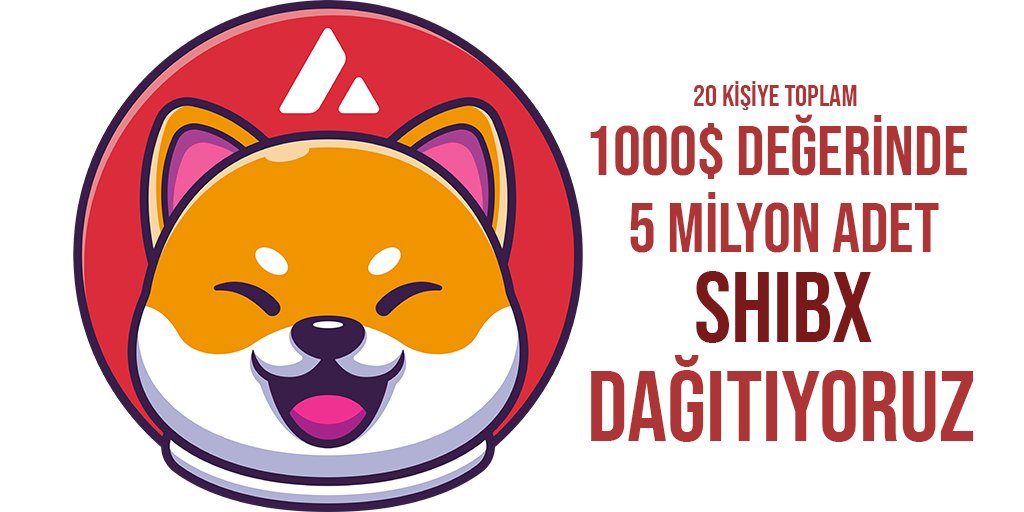 🔥5.000.000 ADET $SHIBX ÇEKİLİŞİ🔥

Katılmak için:👇
1⃣ <a href="/shibavax/">SHIBAVAX9000 🔺 $SHIBX</a> takip et,
2⃣ Bu gönderiyi RT yap,
3⃣ Yoruma en sevdiğin meme coinleri etiketle:
(Örneğin $SHIBX $DOGE)

Cuma günü açıklanacak🥳