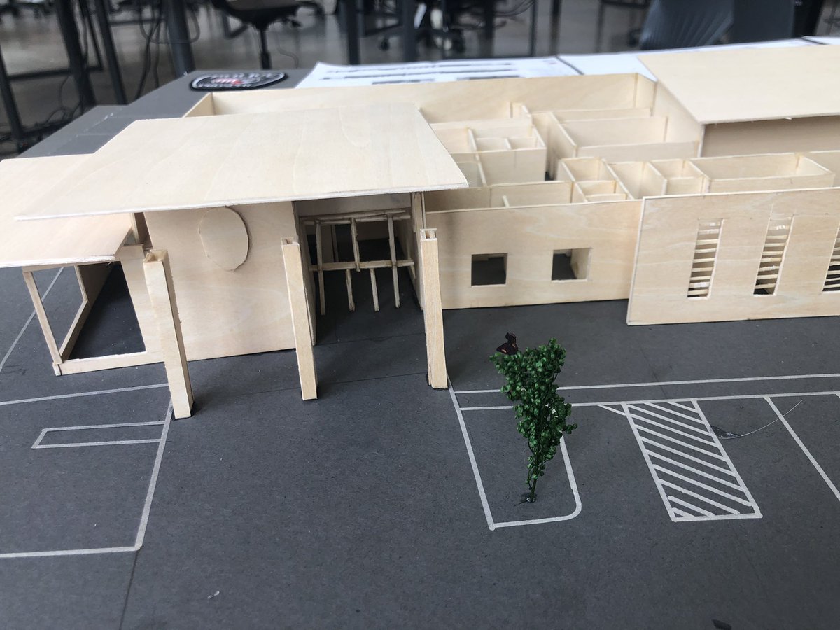 AHS_Arch's tweet image. Exceptional work done by this Architecture I student at AHS!  This is a scale model of the Prosper Police Department! @Allen_ISD @AllenHS_Eagles @AllenSTEAM @DanielSolizj  @BRWArchitecture @ProsperPD