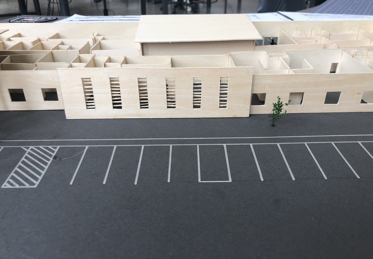 AHS_Arch's tweet image. Exceptional work done by this Architecture I student at AHS!  This is a scale model of the Prosper Police Department! @Allen_ISD @AllenHS_Eagles @AllenSTEAM @DanielSolizj  @BRWArchitecture @ProsperPD