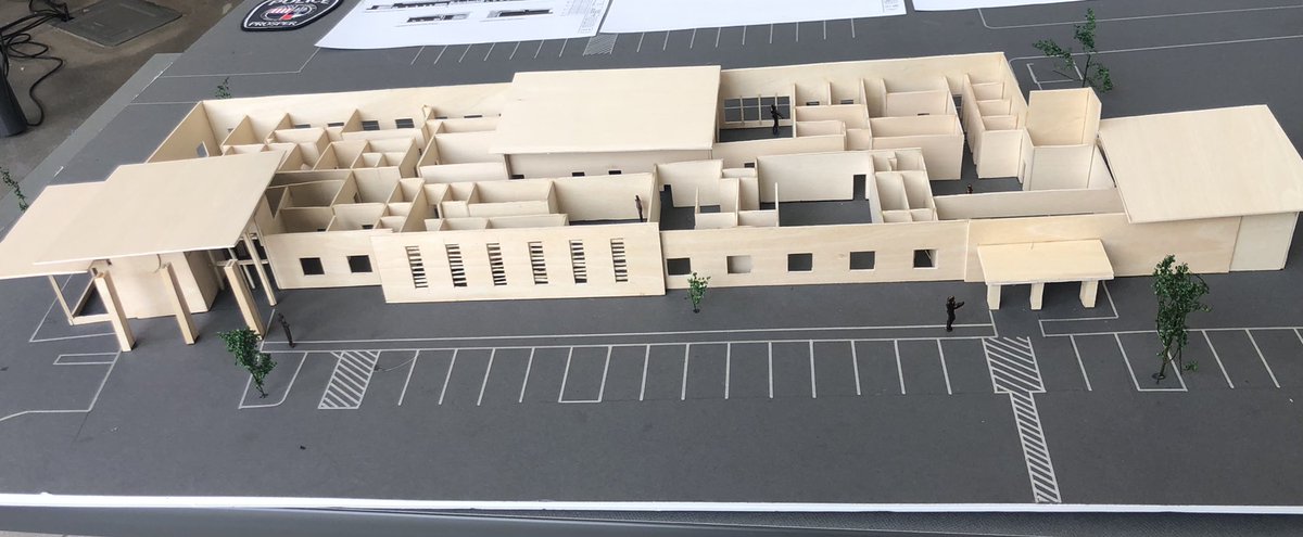 AHS_Arch's tweet image. Exceptional work done by this Architecture I student at AHS!  This is a scale model of the Prosper Police Department! @Allen_ISD @AllenHS_Eagles @AllenSTEAM @DanielSolizj  @BRWArchitecture @ProsperPD