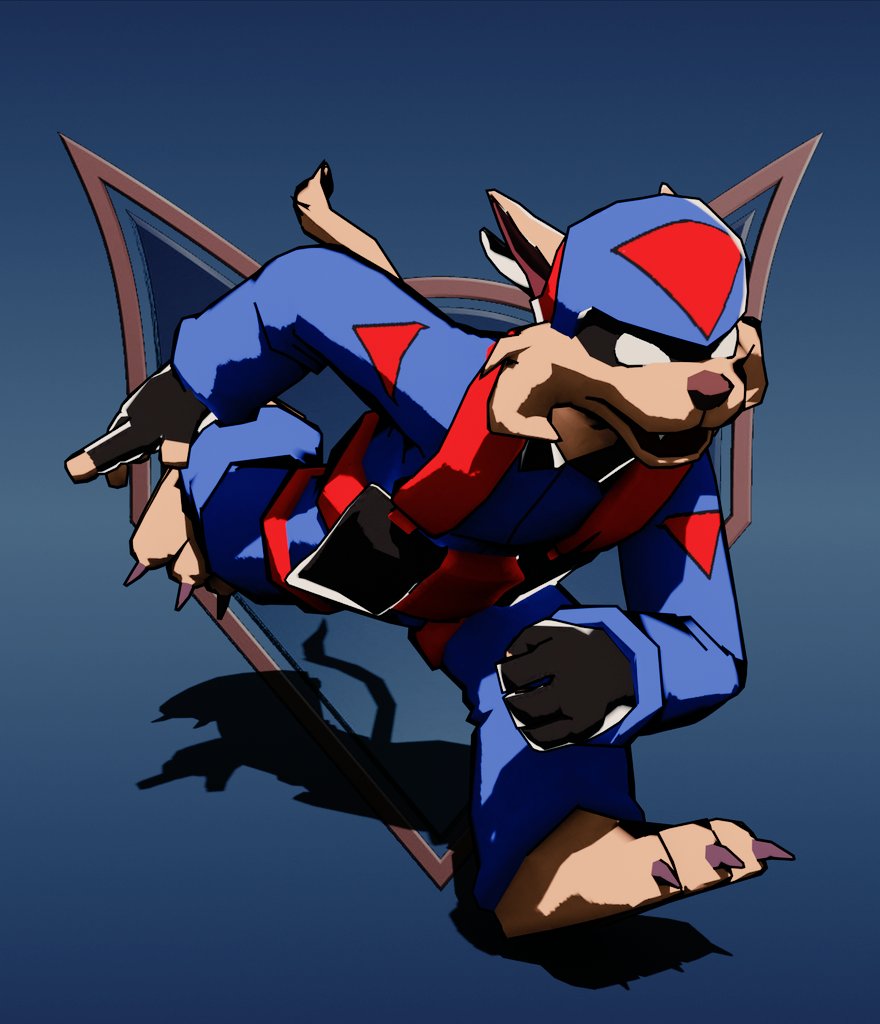 HazzardGamework's tweet photo. Swat Kats was one of my favorite shows as a kid, which made this project a lot of fun to create :D

#3dart #blender #bnpr #swatkats #lowpoly https://t.co/tqAeVi4EyP