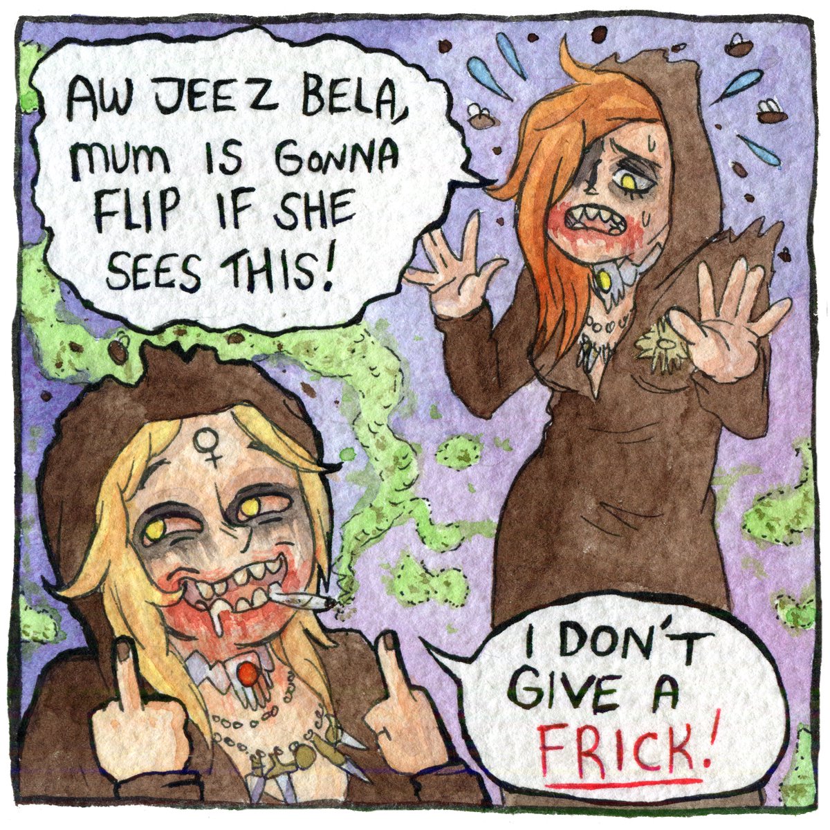Bela gets up to shenanigans at the Castle Dimitrescu ✨

(1/2)

#LadyDimitrescu #ResidentEvilVillage 