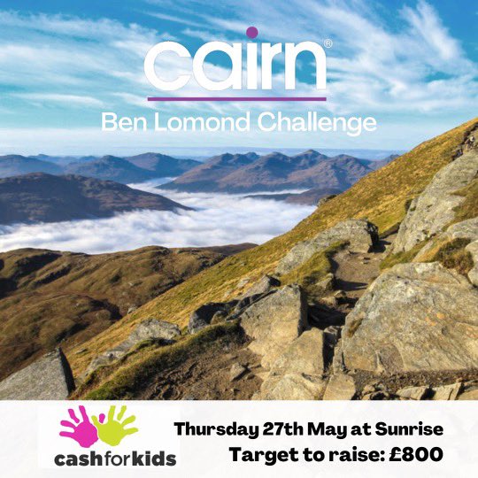 CairnProperty's tweet photo. Next Thursday the Cairn Team are walking till sunrise in aid of @clydecashforkids 

Please feel free to donate - link 👍 https://t.co/MgG3aFmQH1

#cashforkids #charitywork #teamcairn #teamwork #citylets #lettingagenttoday https://t.co/LQhGE2NOGW