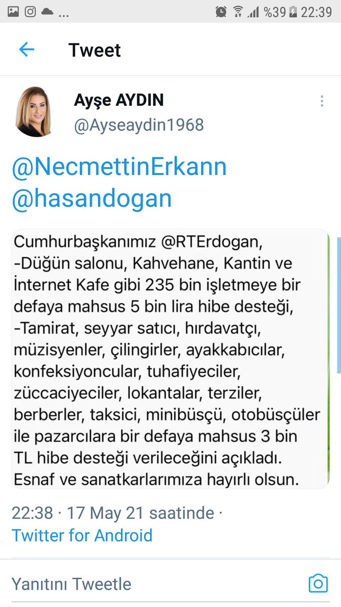 banuokcu's tweet photo. Teşekkür ederim. https://t.co/gGPTbA1ckf