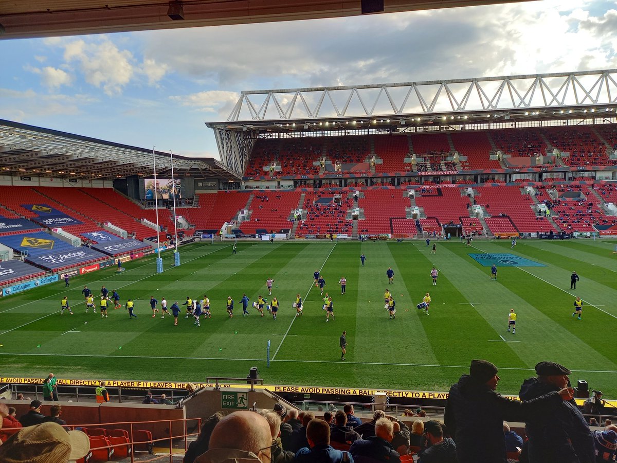 joelenthallIP's tweet photo. Great to be back at the Gate watching @BristolBears. Strange first half. Hoping for more tries and fewer TMOs in the second. https://t.co/Q1QHLaYWTh