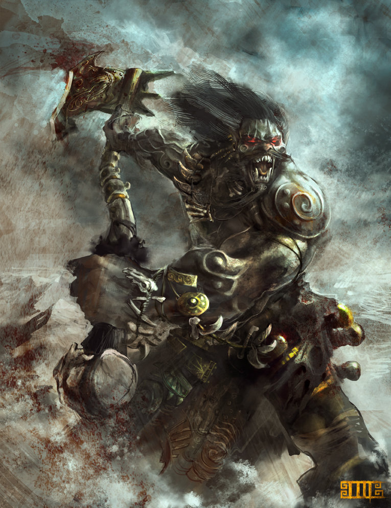 In my experience, those that despise Orcs the most, are Half-Orcs. Go figure!
[Art by Othon Nikolaidis. deviantart.com/director-16]