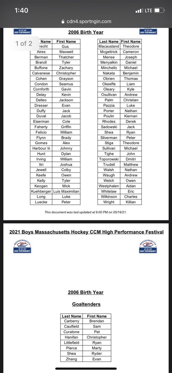 MassNZ (@massnz) on Twitter photo It’s <a href="/Mass_Hockey/">Massachusetts Hockey</a> #FestivalSZN and the 2004, 2005 and 2006 rosters have just been released - lots of <a href="/MIAA033/">MIAA</a> talent will be on display <a href="/NESportCenter/">New England Sports Center</a> this weekend, including many players we profiled in our D1 & D2/D3 Reports. neutralzone.net/mens/2021/05/0… It’s <a href="/Mass_Hockey/">Massachusetts Hockey</a> #FestivalSZN and the 2004, 2005 and 2006 rosters have just been released - lots of <a href="/MIAA033/">MIAA</a> talent will be on display <a href="/NESportCenter/">New England Sports Center</a> this weekend, including many players we profiled in our D1 & D2/D3 Reports. neutralzone.net/mens/2021/05/0…
