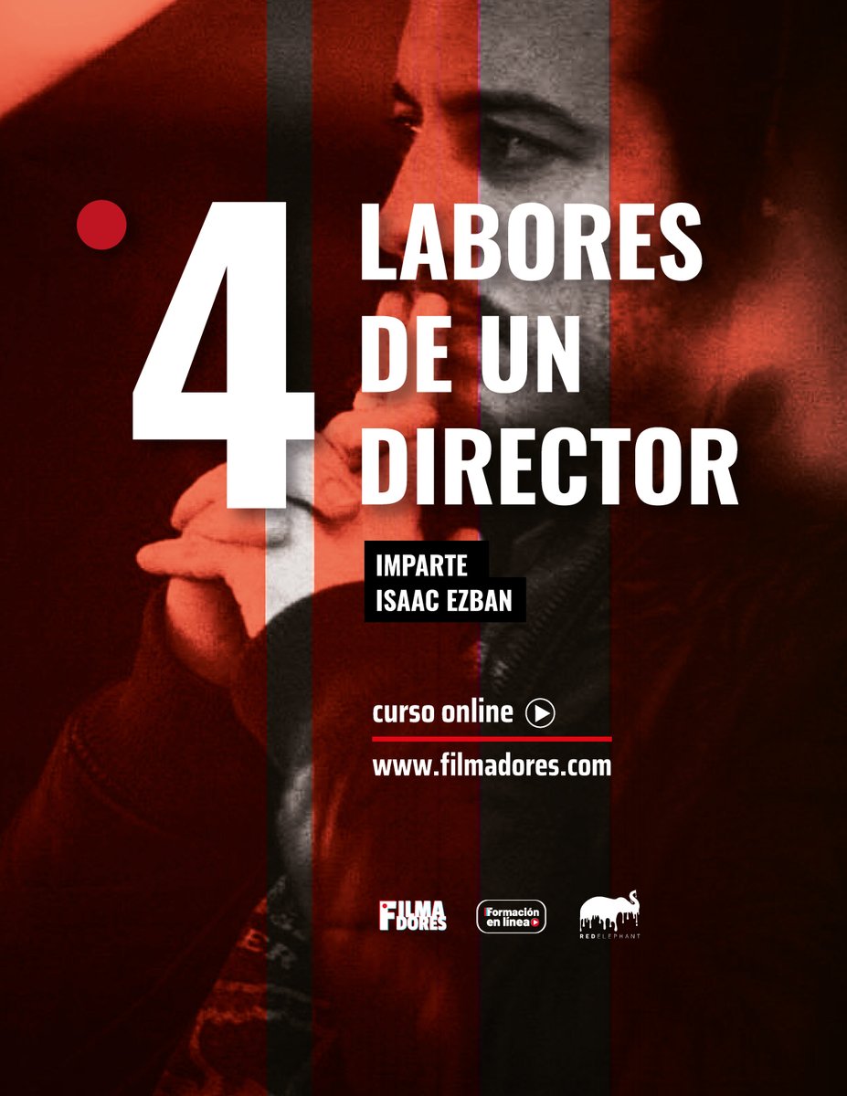 ¿Fan de las películas de Isaac Ezban? ¿Qué tal te gustaría tomar una MASTER CLASS con él, de 2 horas, por tan solo 129 pesos? Su taller LAS 4 LABORES DE UN DIRECTOR DE CINE ya está en línea, en @filmadores: filmadores.com/cursos/las-4-l…