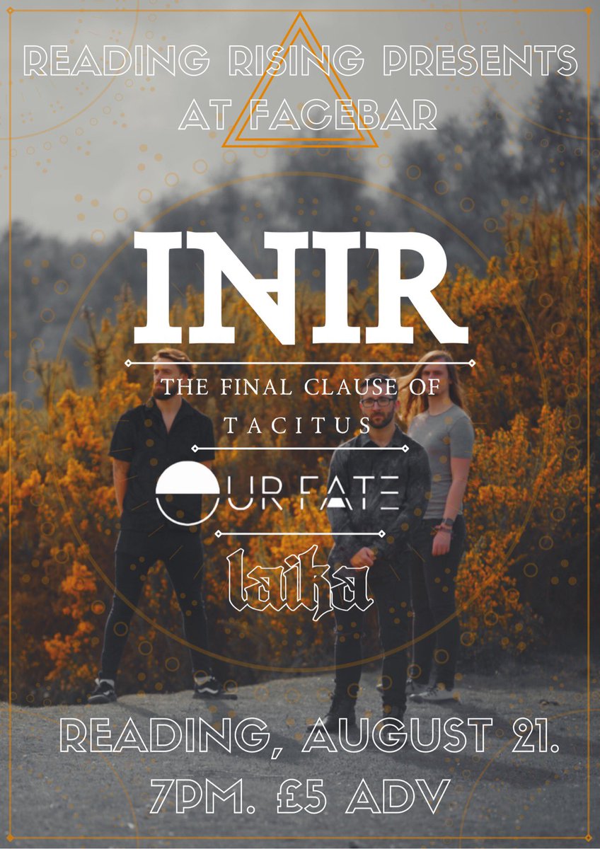 First gig of 2021! With <a href="/OurFateUK/">OUR FATE</a> <a href="/tfcotband/">TFCoT</a> and Laika!

skiddle.com/whats-on/Readi…