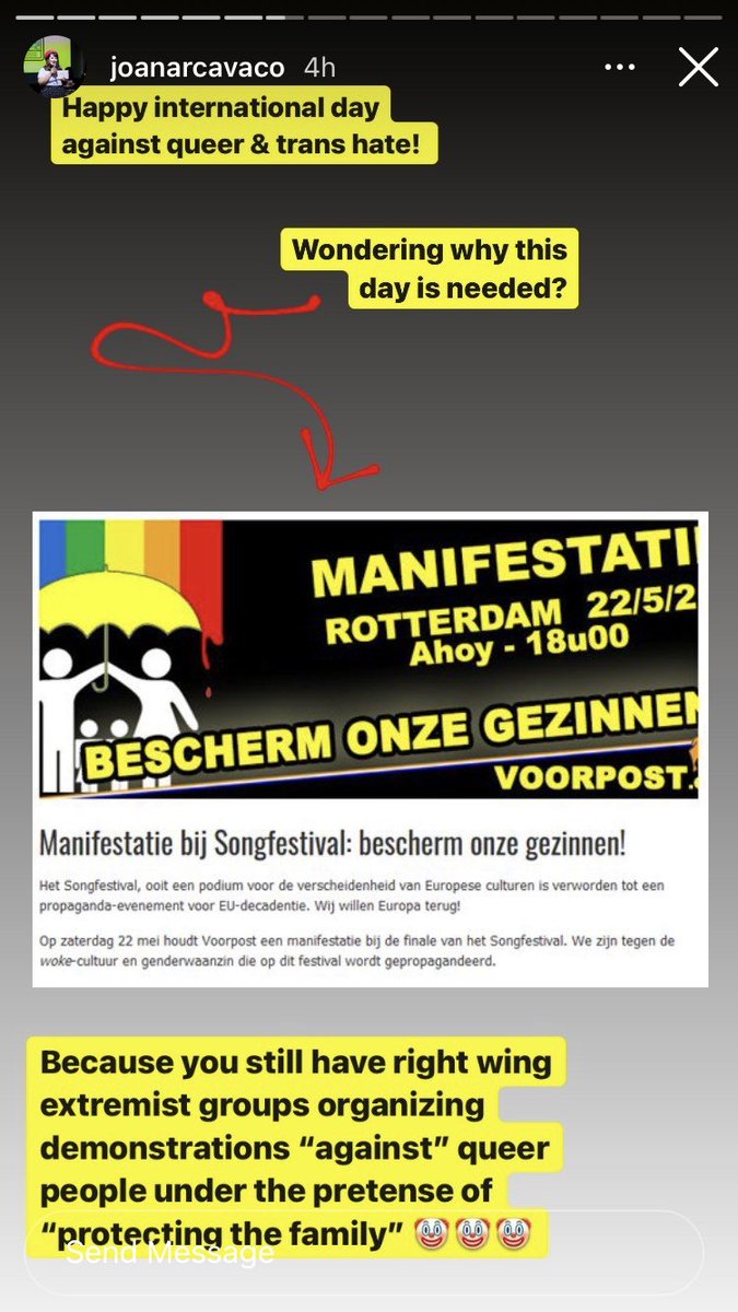 vlindervleugels's tweet photo. Happy #IDAHOT....
De avond van #ESF21 is er een manifestatie "tegen woke-cultuur en genderwaanzin".
Er wordt een tegendemonstratie georganiseerd door o.a.  @RotterdamBIJ1
Kom ook! Sta met en naast ons 💛

Wil je helpen het veilig te houden, DM Joana op IG:
https://t.co/chCAczNIDm https://t.co/ssuRjnjwrm