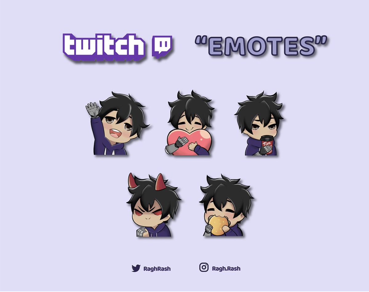 RaghRash's tweet photo. Twitch emote من رسوماتي @illustrator_sa https://t.co/bLfLyAZErD