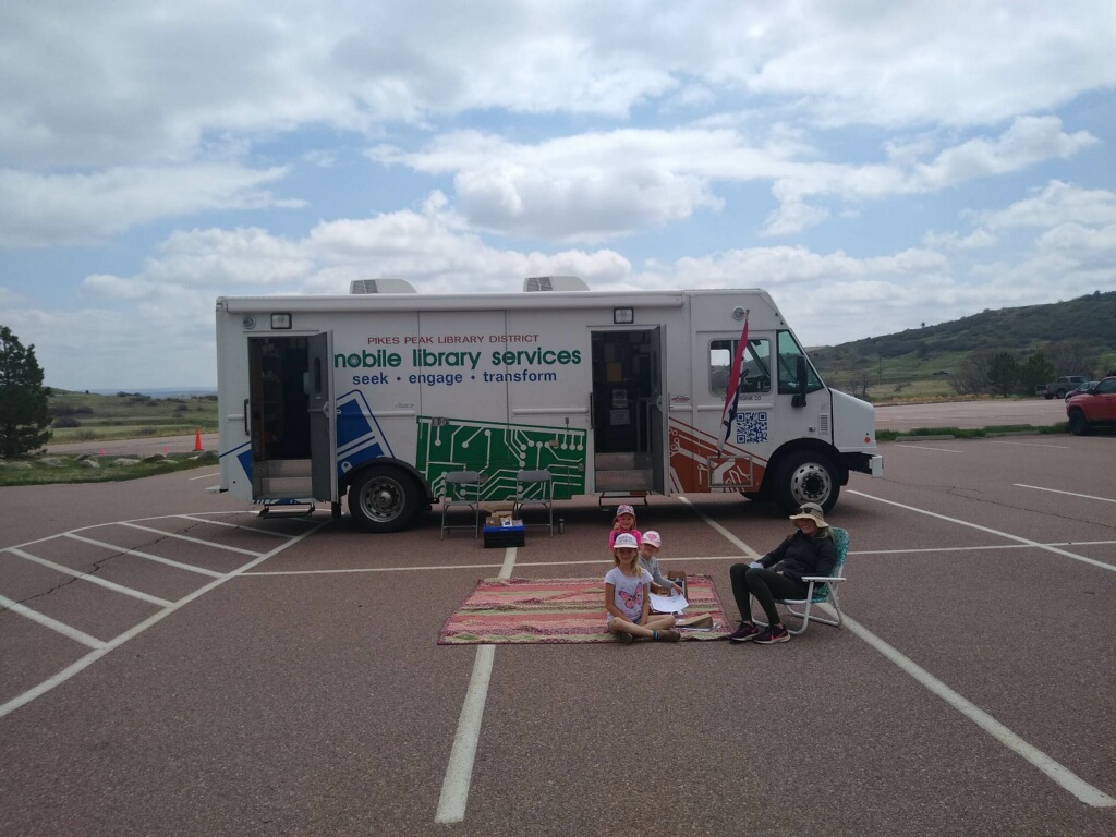ppld's tweet photo. Check out out #MobileLibraryService at Cheyenne Mountain State Park for Kids in the Park Day! https://t.co/g61lvZNnNj