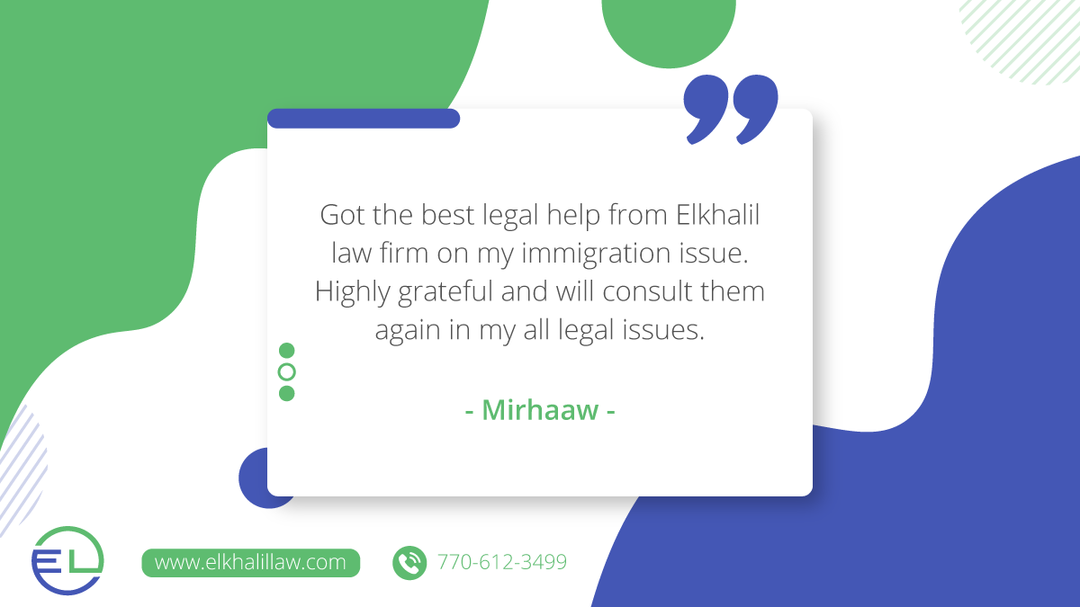 Elkhalillaw's tweet photo. Words like these fuel our passion for what we do each and every day, and helping clients discover and guide them through their legal options is what keeps the fire burning.

#attorney #lawyer #law #lawfirm #legal #lawyers #immigration #lawyerlife #atlantaattorney #justice https://t.co/UziYGsmO0e