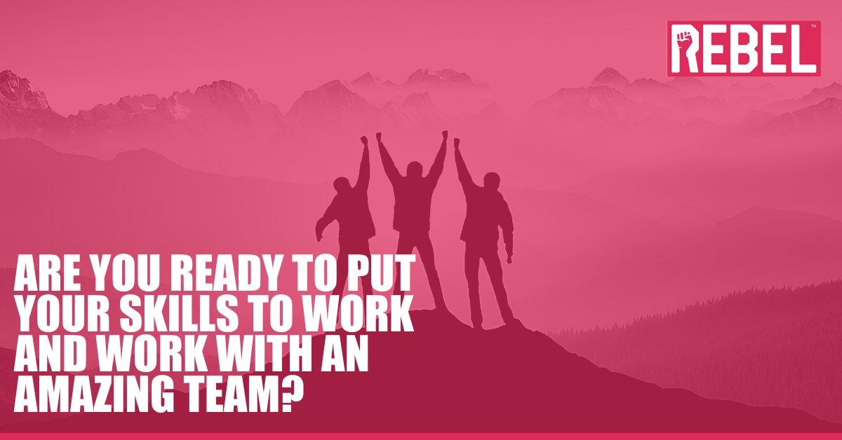 We need additional Rebels to join us! Coming out of the pandemic, demand for our services is increasing and it’s the right time to grow our team once again! Think you've got what it takes? Apply!

buff.ly/3qGjCcH