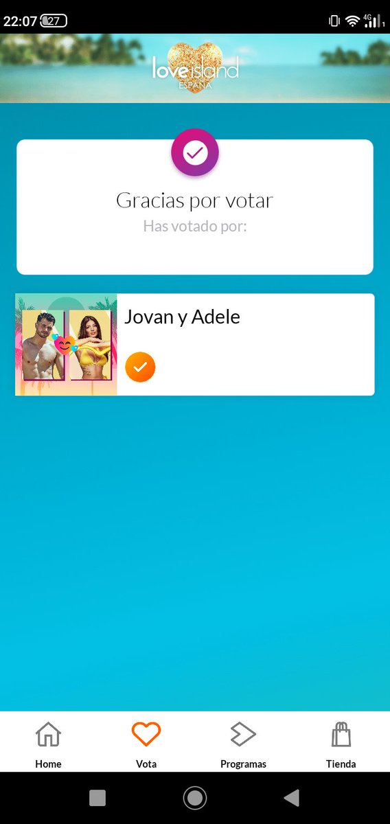 rossydub's tweet photo. @LoveIslandESP Ya voté 😍 #AdeleYJovan❤️ nos encantan! https://t.co/mzqsyOZ0ao