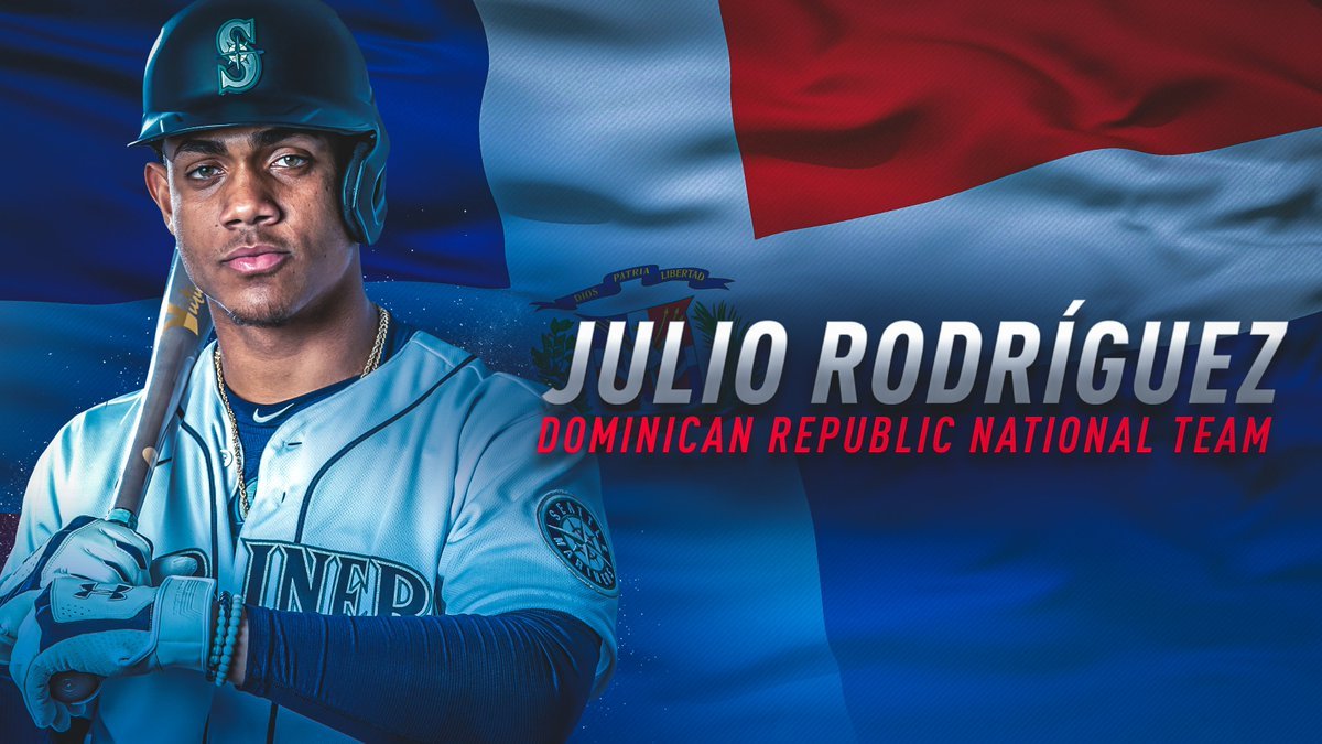 MLB Pipeline on X: Julio Rodríguez will play for the Dominican Republic in  its upcoming Olympic qualifier:    / X