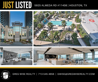 GregWiseRealty's tweet photo. The luxurious downtown living you've been dreaming of! This extraordinary 1 bedroom, 1.5 bath condo exemplifies city living at its best! Fantastic views of the pool, Med Center and Hermann Park. 24-hour valet, concierge service, and much more.  Call today for an appointment! https://t.co/uHq6knb2YH