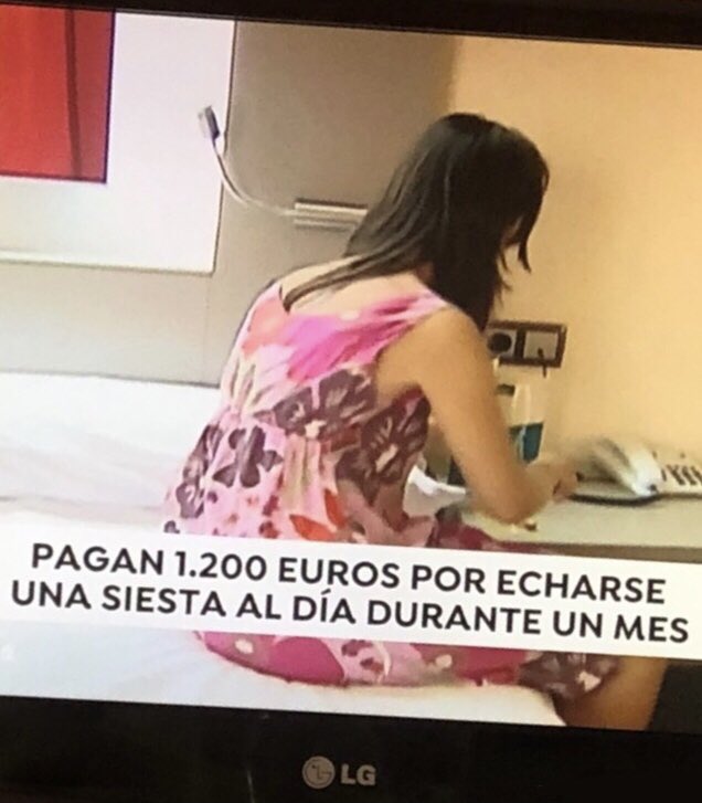 Y yo haciéndolo gratis en fin