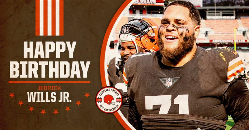 Browns's tweet photo. Happy Birthday @JWills73! 🍰 https://t.co/ydtZho9JCQ