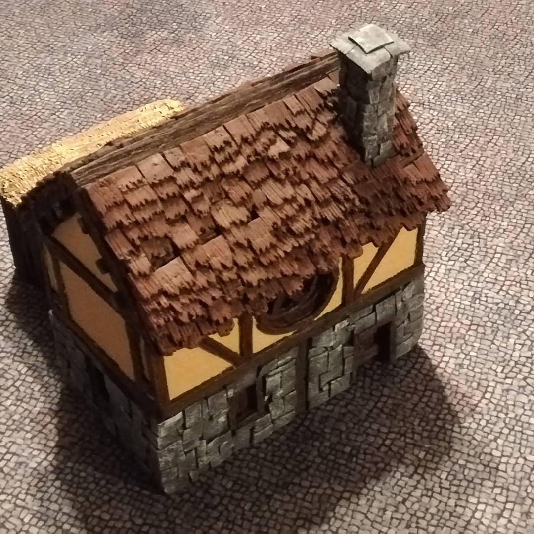 Nicola90tn's tweet photo. #medievalhouse #terrain #buildingterrain #paintingterrain #foam #miniatures #fantasy #painted #sharethehobbylove #paintingminis #miniaturesgames #myhobby #wargames #rpg #wargameterrain #makingterrain #terrainpiece #miniatureterrain #tabletoptarrain #modellismo #handmade https://t.co/ciftpz1osN