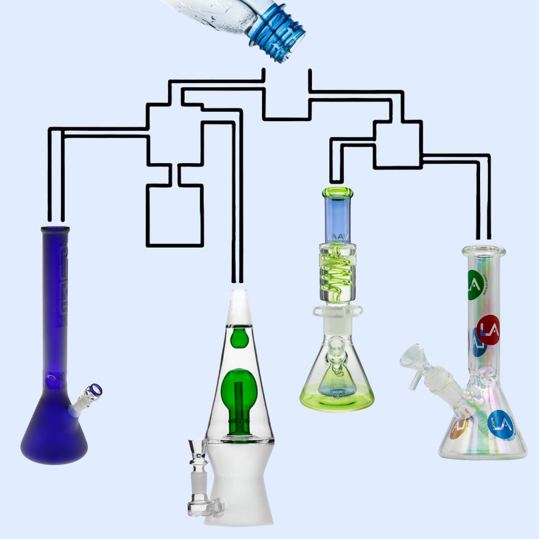 DankStop's tweet photo. Which bong will fill first? https://t.co/IsdKNbu1VP