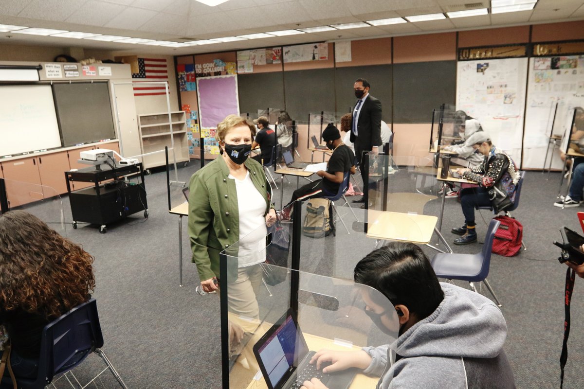 Moreno Valley USD's tweet "It was a pleasure to host Dr. Edwin Gomez