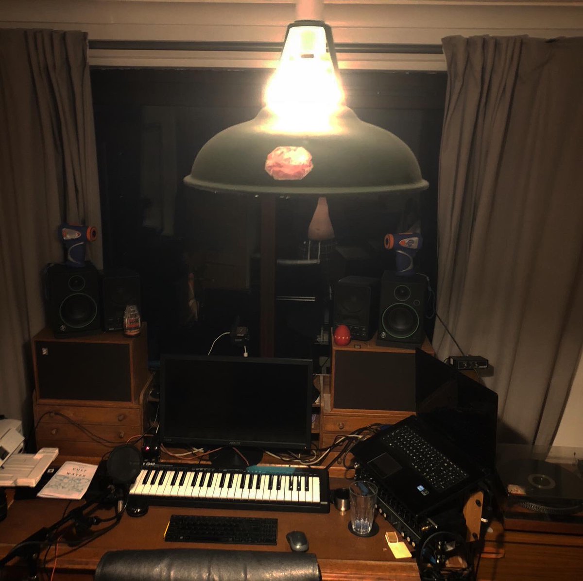 spaceshipmark's tweet photo. A day late to the party, but this Delia Derbyshire Arena docudrama is ace. Delighted to see the Coolicon lampshade made an appearance. I was delighted when I tracked one down at a reasonable price... #coolicon #deliaderbyshire #radiophonicworkshop #arena https://t.co/G0xDvwWOO4