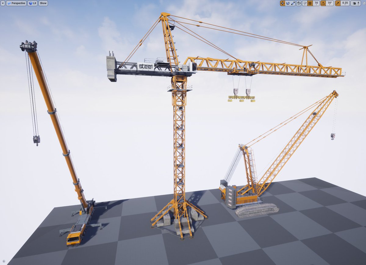 Epic just released a huge pack of construction vehicles for free! I'm sure at least some of these can be put to good use as props in SPIES. Thank you, Epic!!