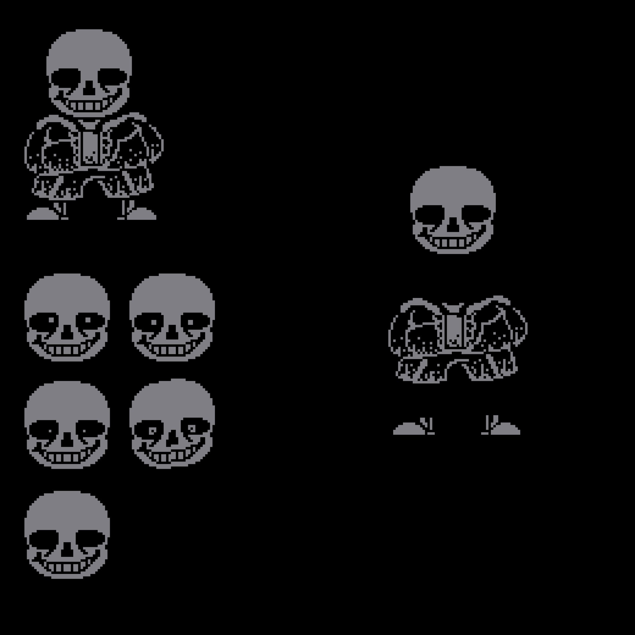 Dust Sans Sprite Remake! - SkipsThePencil - Folioscope