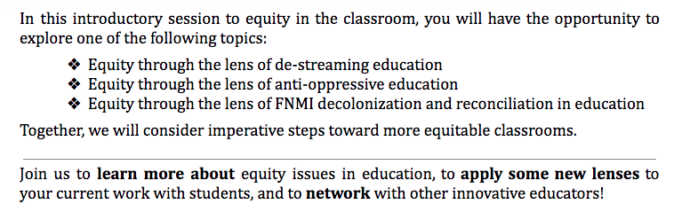 ManIGNITEd's tweet photo. Equity in Education: Where to Begin?

We are thrilled to be joined by lead learner @HKhodai as we take steps toward equity and inclusiveness in education at our next #2021IGNITEd session. 

Sat, June 19; 10am-noon. See images for more info. To register: https://t.co/84sW2xuULT https://t.co/HTjlEjzXcS