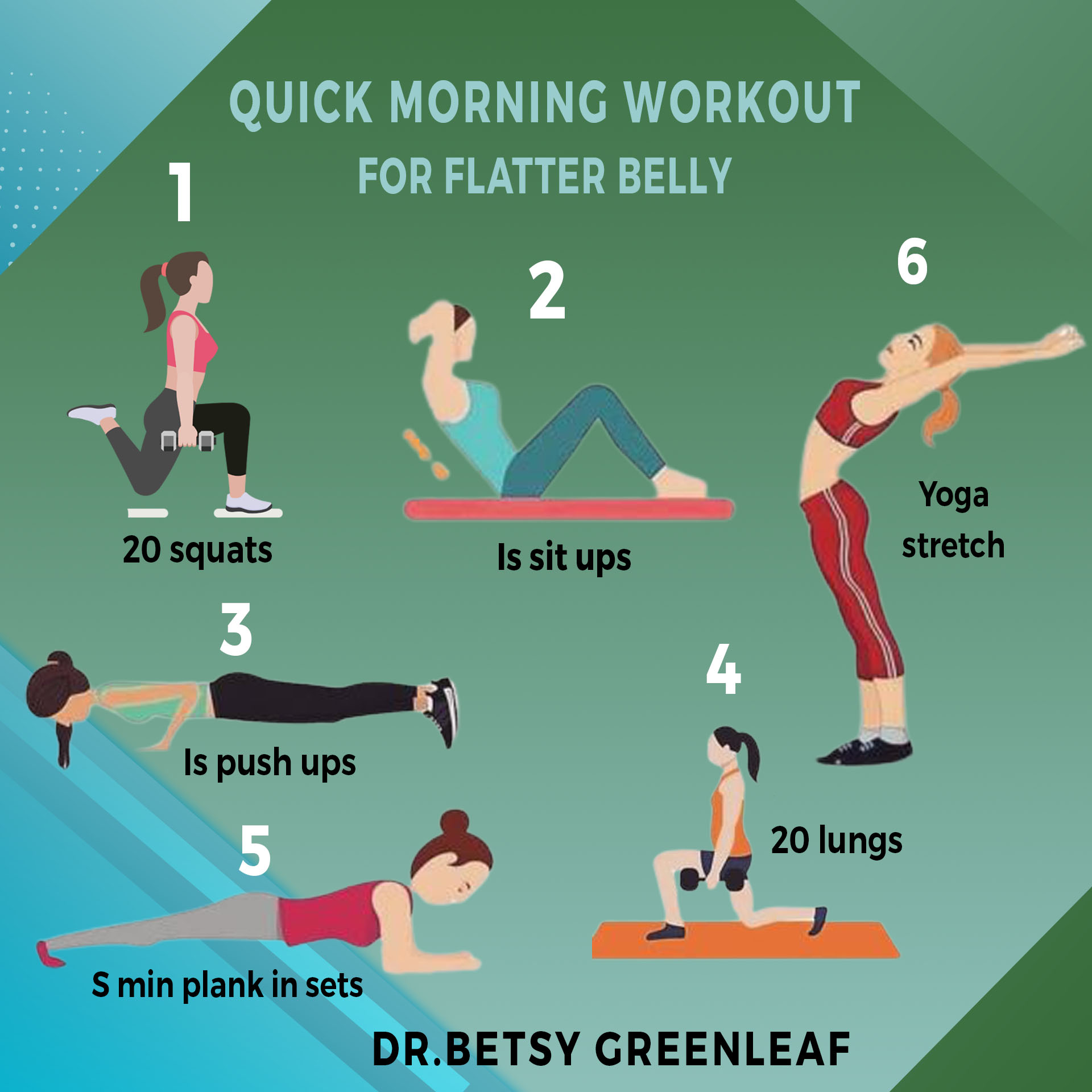 9 Exercises to Flatten Your Stomach Quick